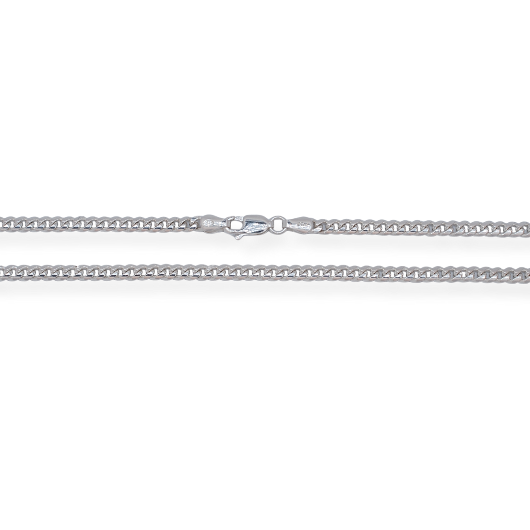 Silver miami cuban chain