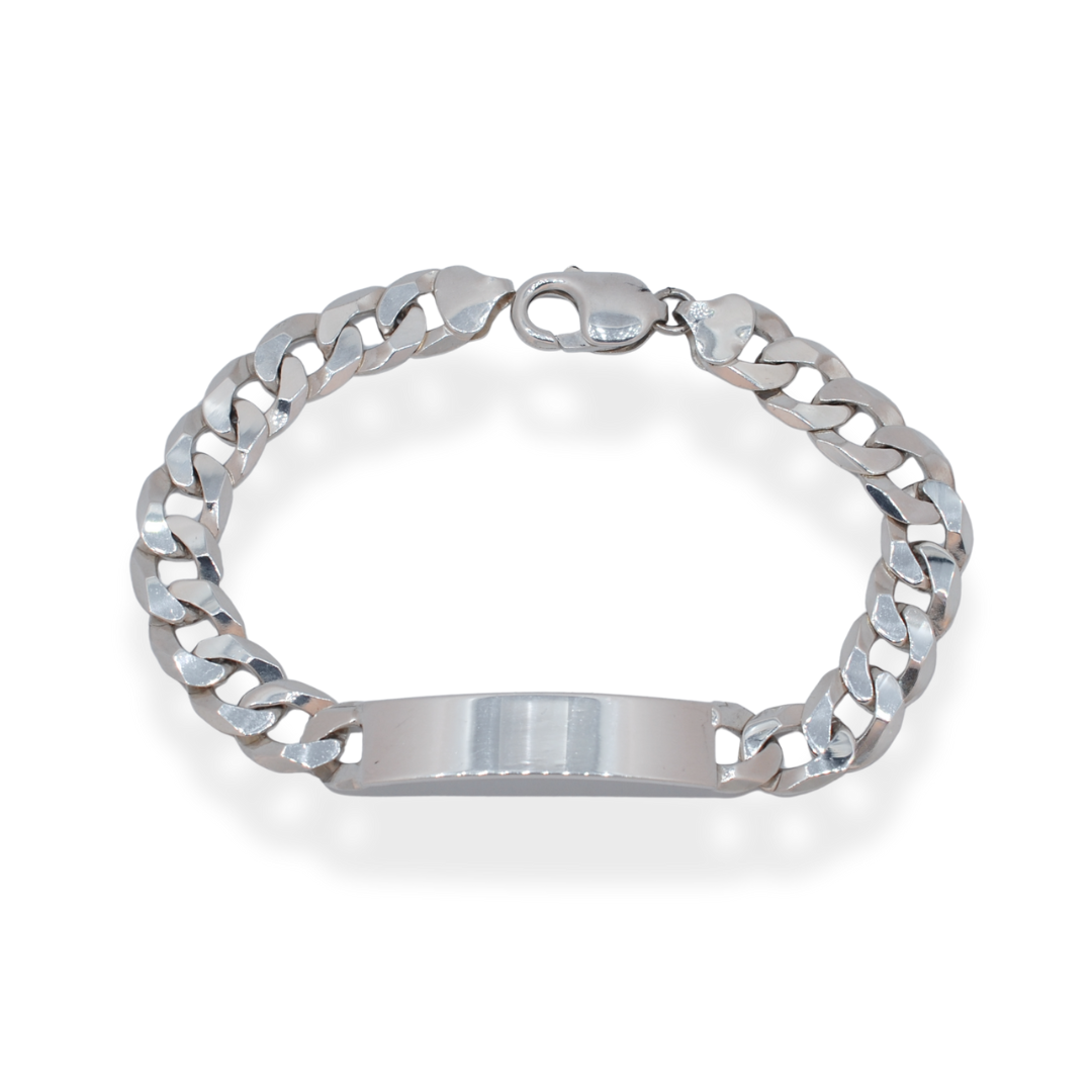 Silver ID bracelet