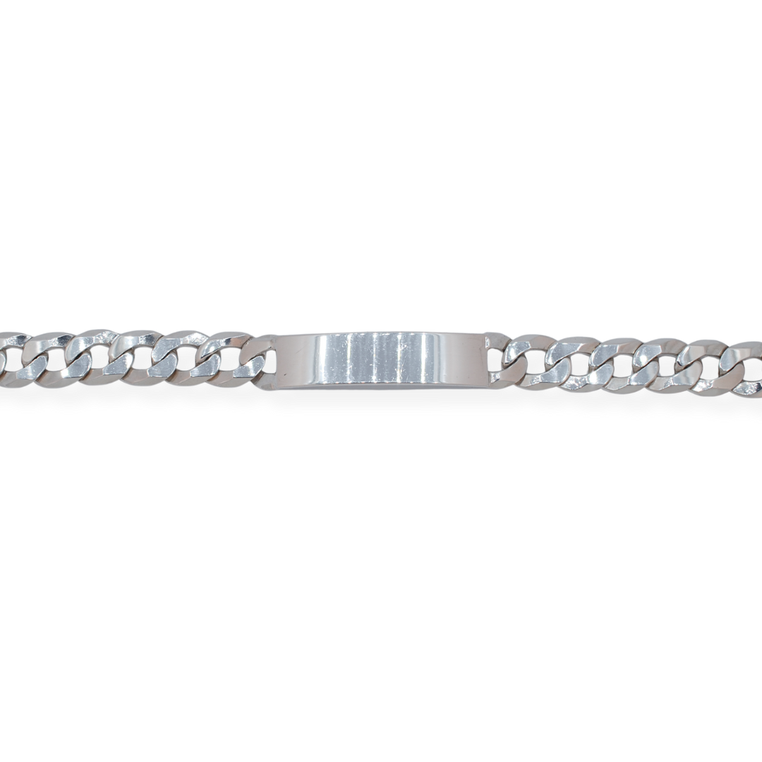 Silver ID bracelet