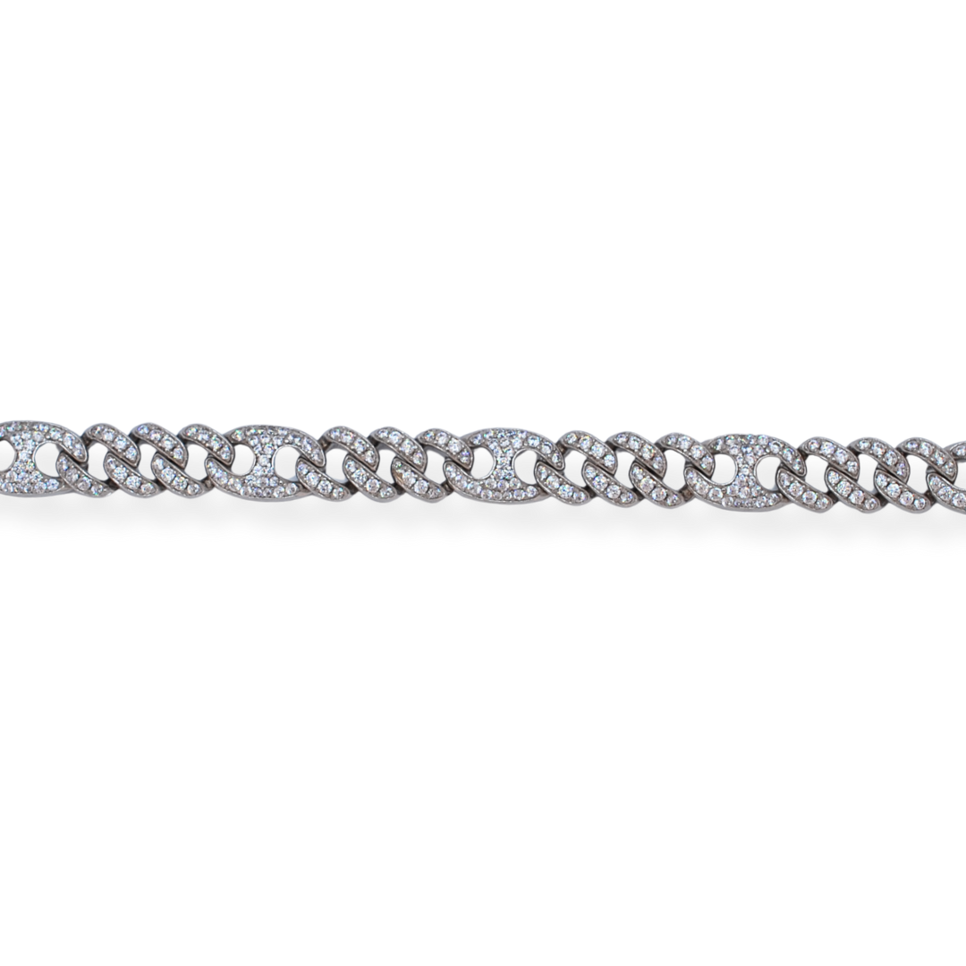 Silver cz bracelet