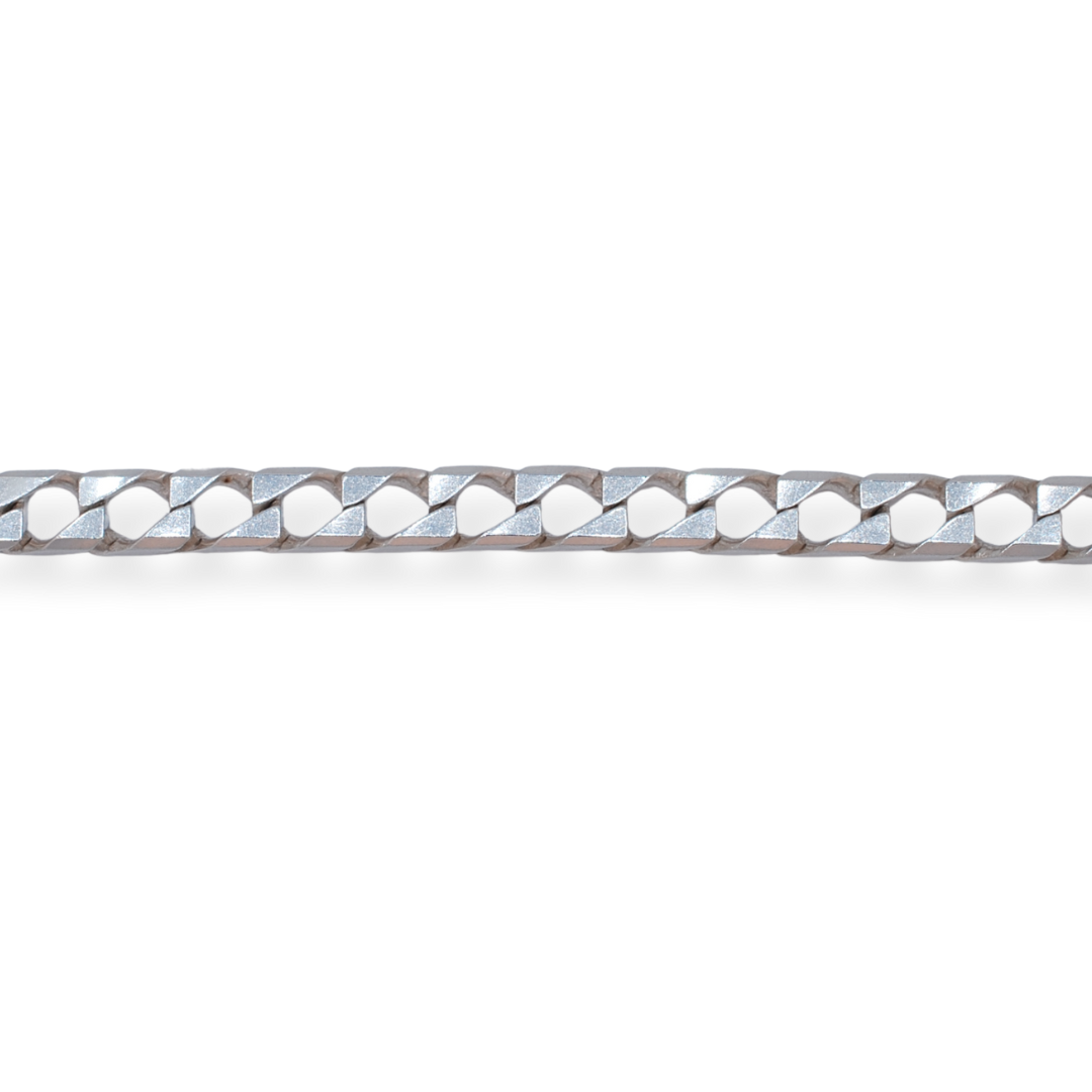Silver Square link bracelet