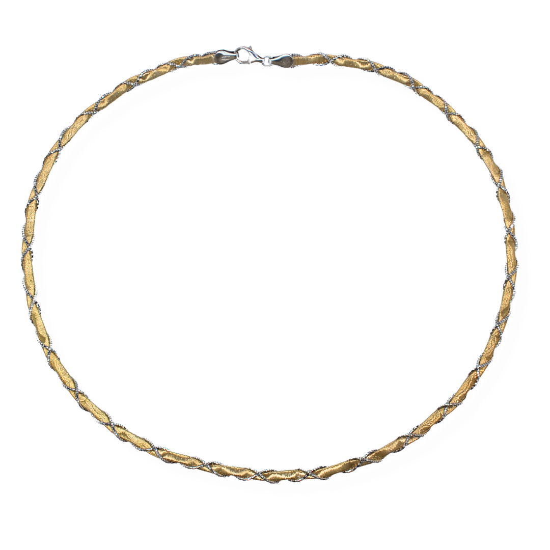 Silver 2/tone necklace