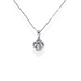 9ct gold diamond pendant necklace