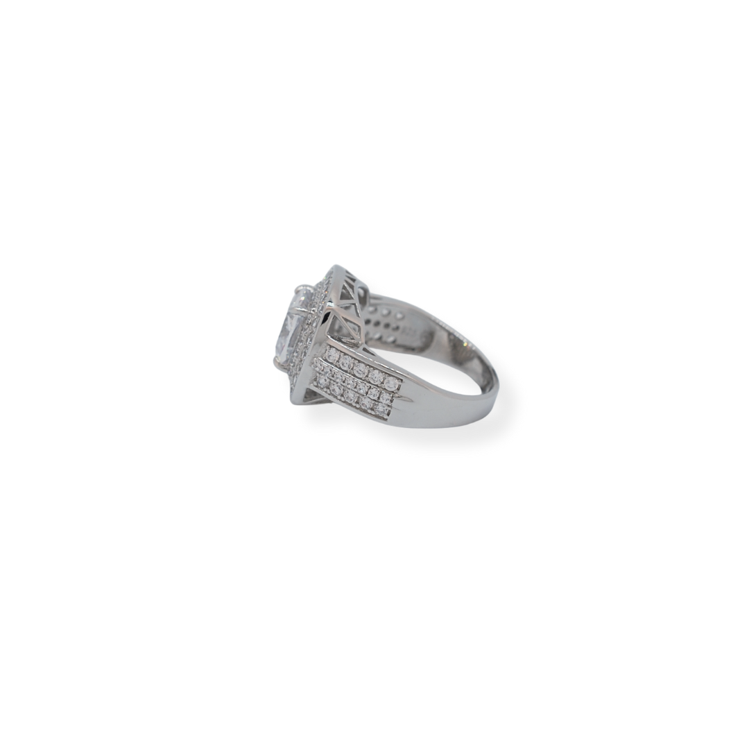 Sterling Silver Cz Ring