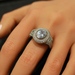 Silver cz ring