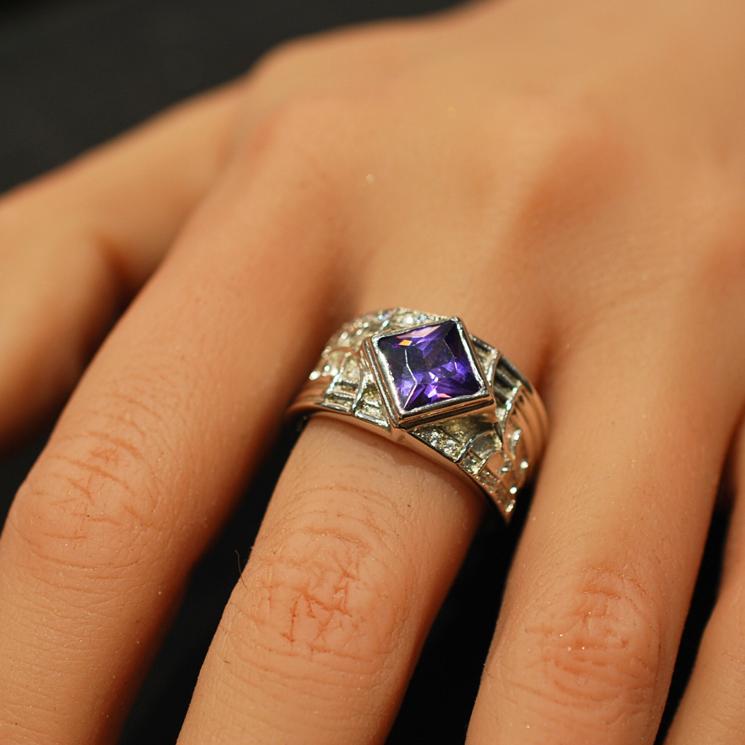 Sterling Silver Cz Ring