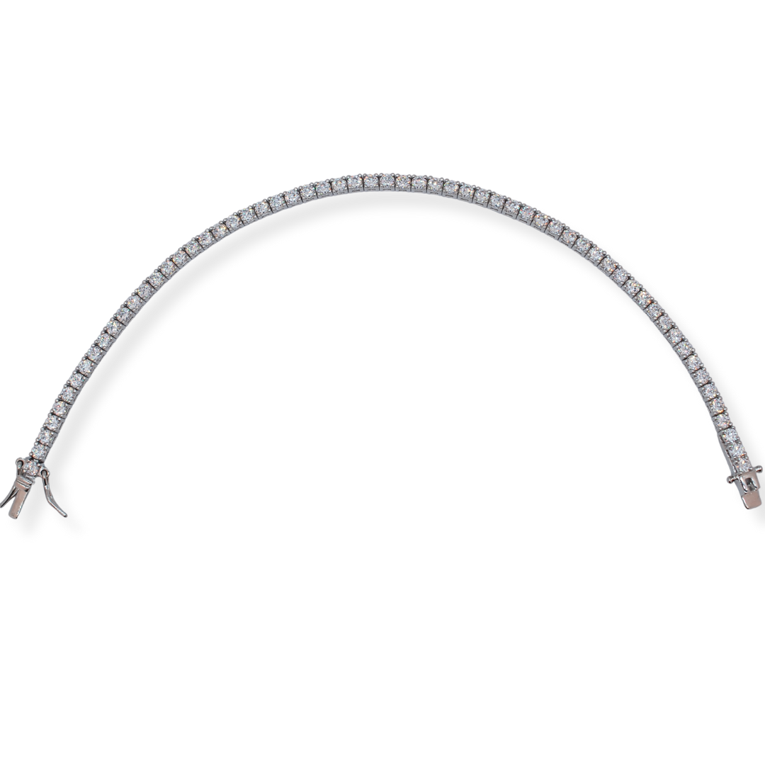 18ct gold diamond tennis bracelet