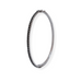 Silver black cz bangle