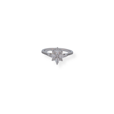 Silver cz ring