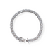 Silver cz tennis bracelet