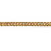 9ct gold signoretti cz curb bracelet