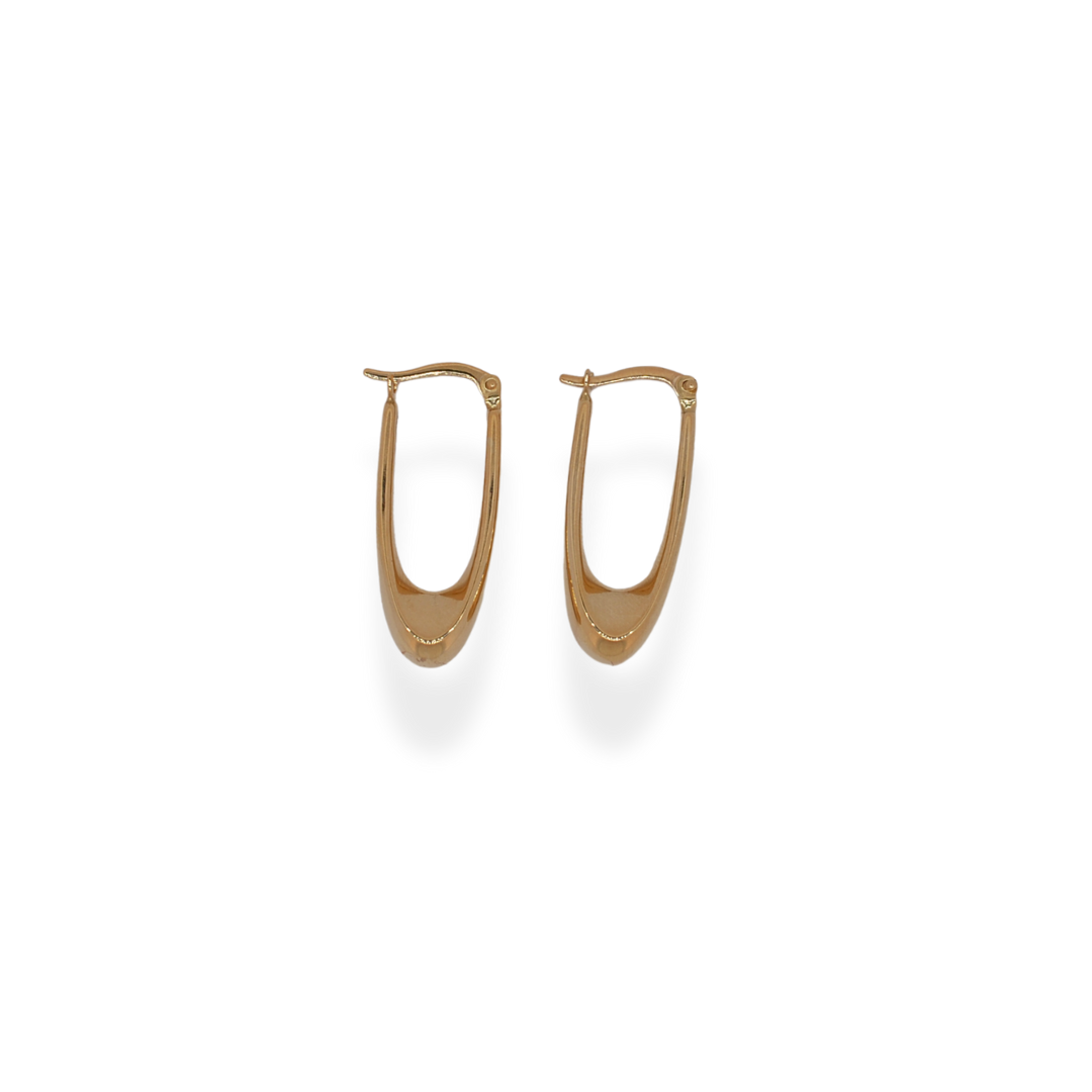 9ct gold hanging earrings