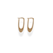 9ct gold hanging earrings