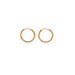 22ct gold hoop earrings