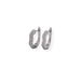 Silver cz earrings