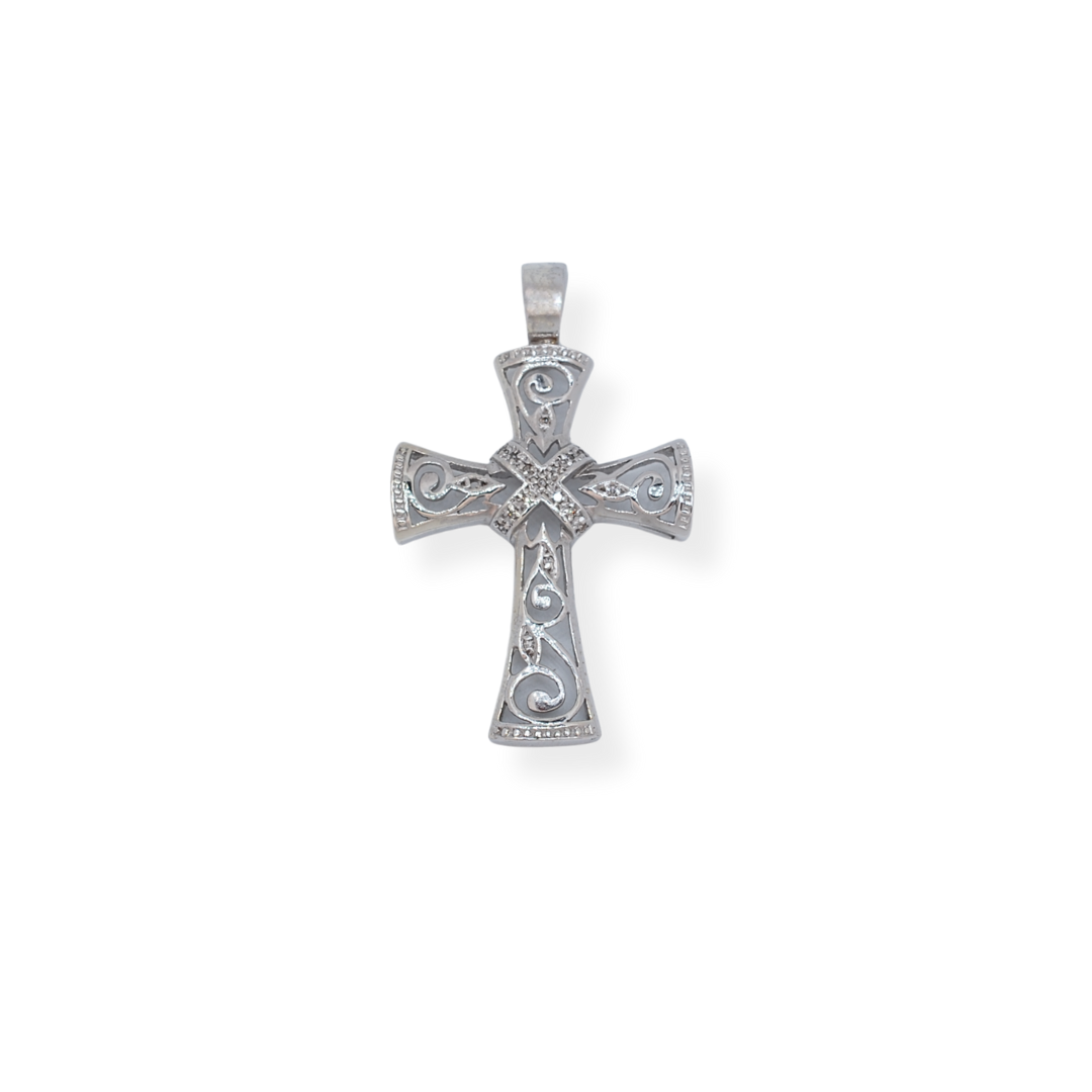 9ct gold cross pendant