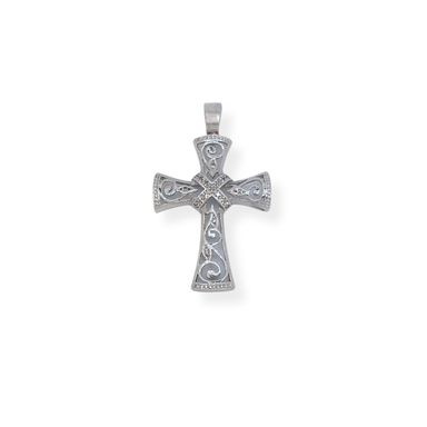 9ct gold cross pendant