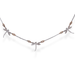 9ct 2/tone diamond necklace