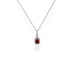 9ct white gold diamond necklace
