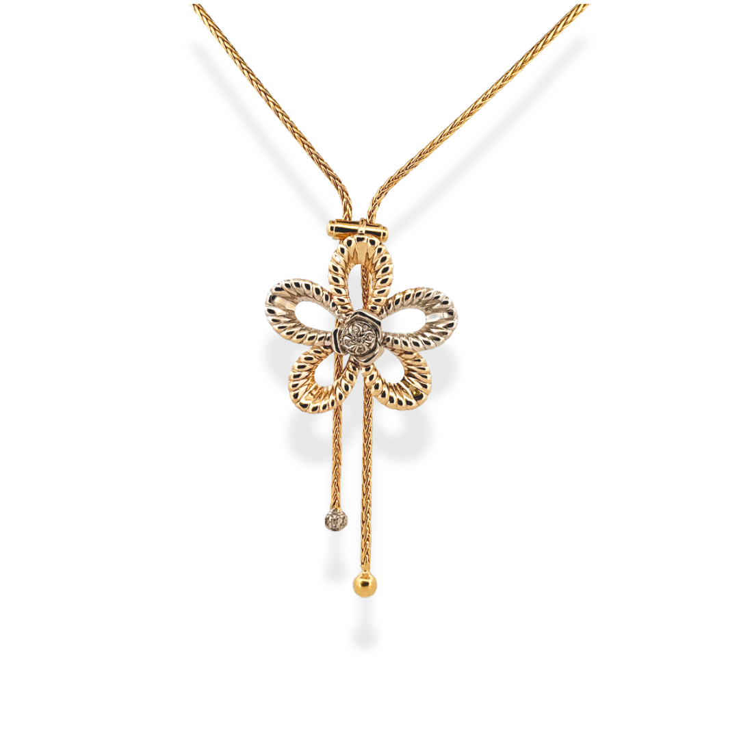 9ct bolo tie necklace