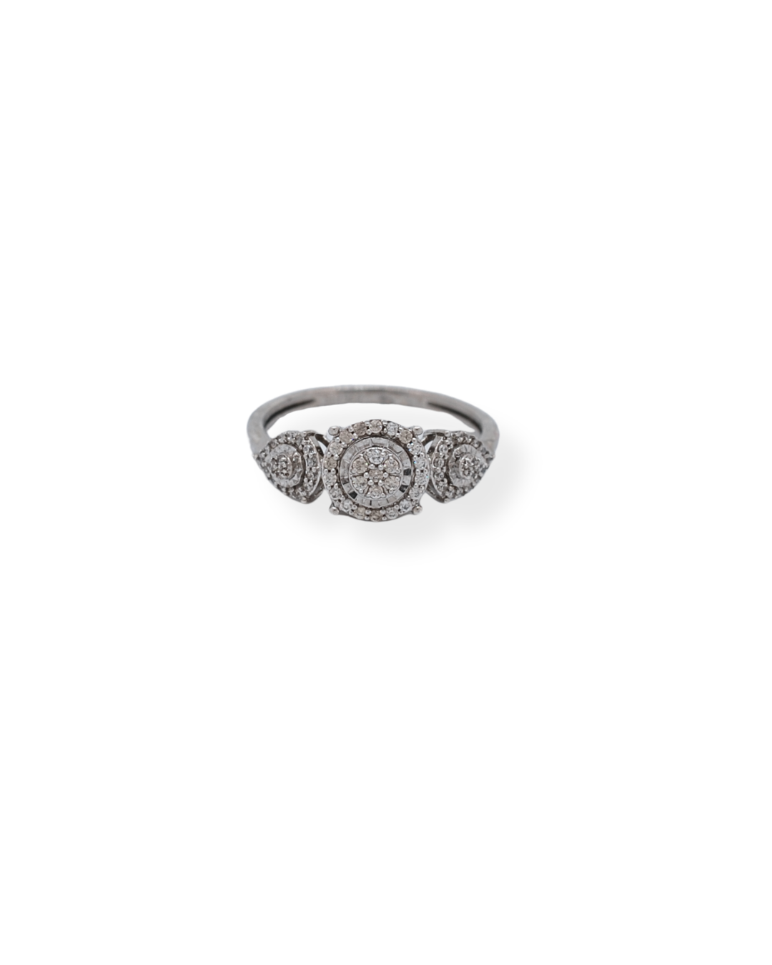 Silver cz ring