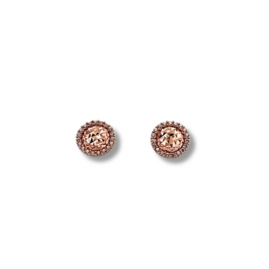 Rose gold studs
