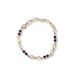 9ct gold amethyst bracelet