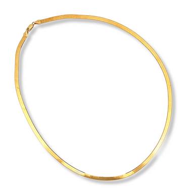 9ct yellow gold herringbone chain