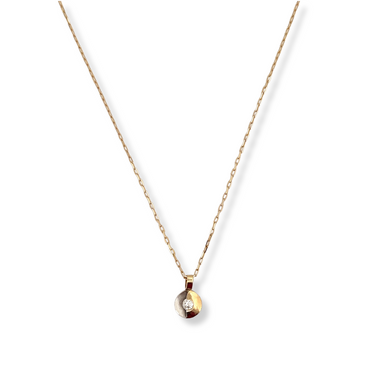 9ct 2/tone necklace