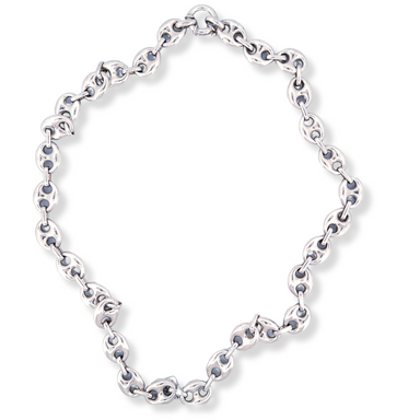 silver fancy necklace