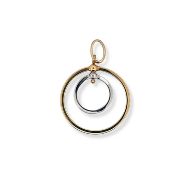 9ct 2/tone pendant