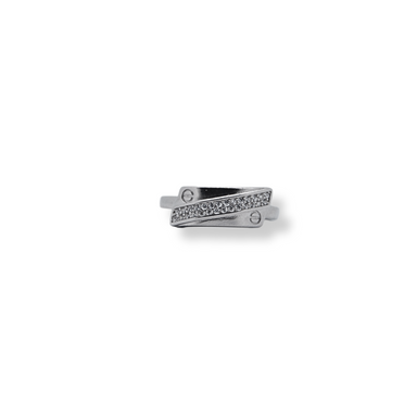 Silver cz ring