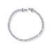 Silver cz tennis bracelet