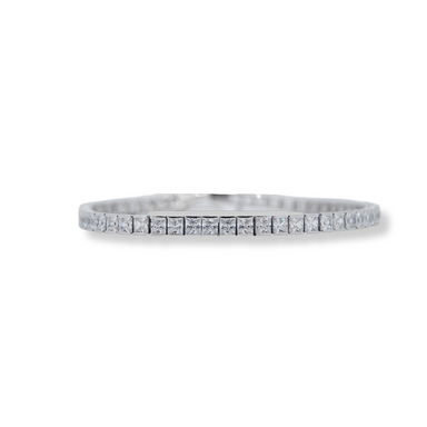 Silver cz bracelet