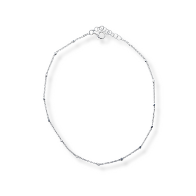Silver anklet