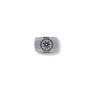 Silver cz ring