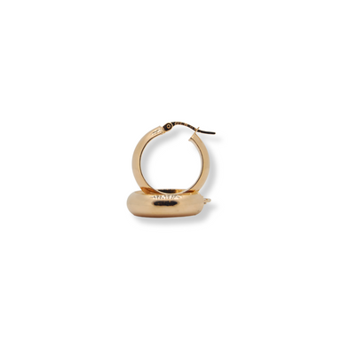 9ct gold hoop earring