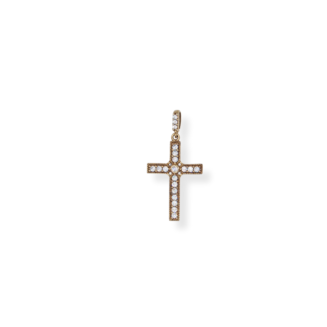 9ct cz cross