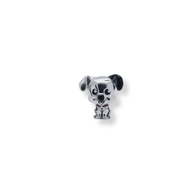 Silver dog charm