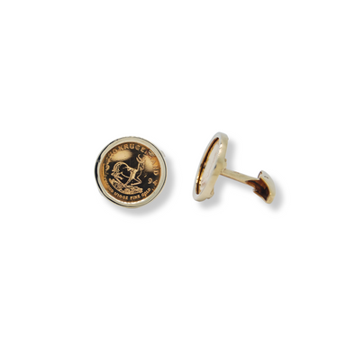 Krugerrand cufflink