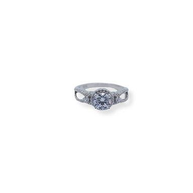 Silver cz ring