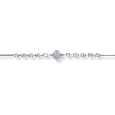 Silver cz bracelet