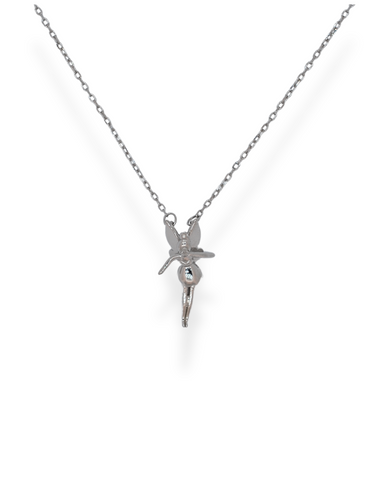 Silver Tinkerbell pendant necklace