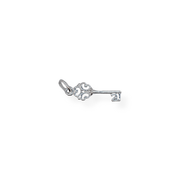 Silver key pendant