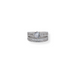 Silver cz twinset ring