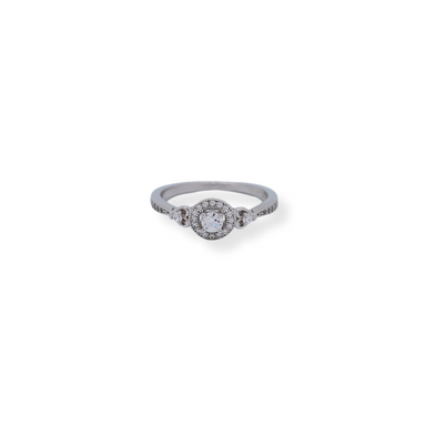 Silver cz ring