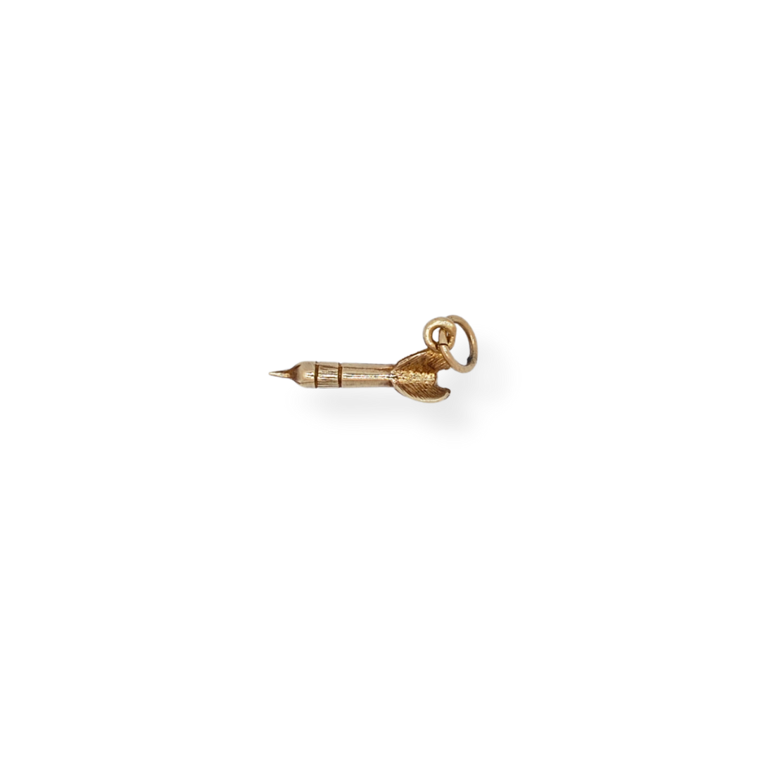 9ct gold dart charm