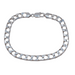 Silver Square link bracelet