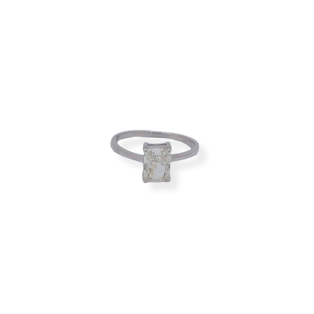 Silver cz ring