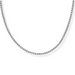 Silver cz Tennis necklace